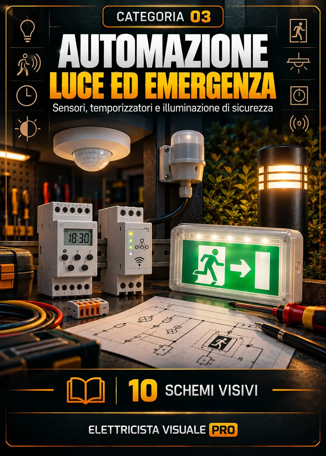 Copertina della categoria Automazione Luce ed Emergenza